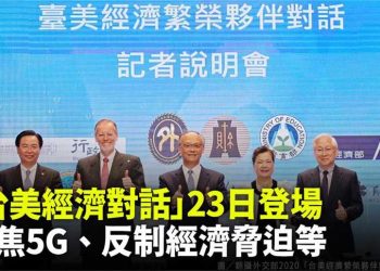 台美經濟對話23日視訊登場 聚焦反制貿易脅迫