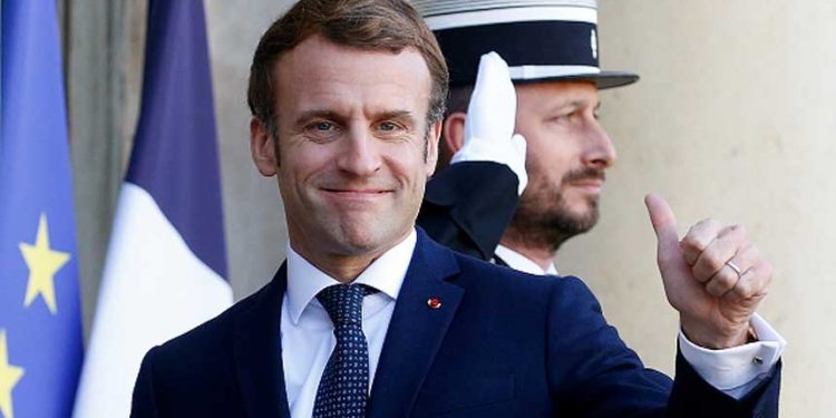 法國總統馬克龍(Emmanuel Macron) (Photo by Chesnot/Getty Images)