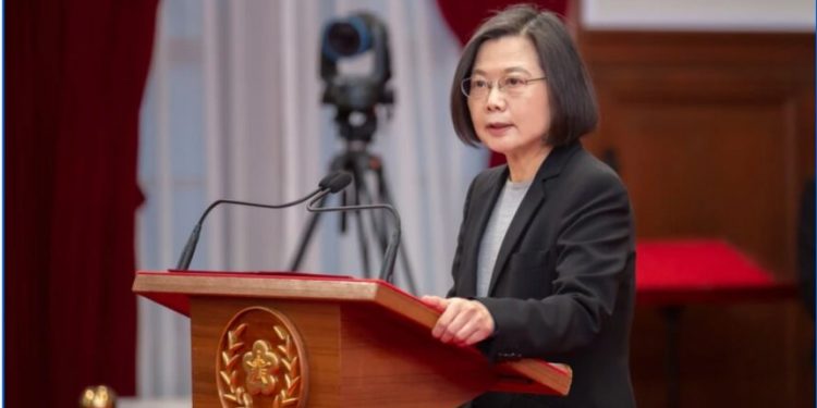 中共對台灣的間諜戰，除了深入國防系統，連總統蔡英文的保安系統也受到滲透。(圖片來源：總統府）