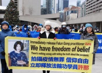民主峰會前夕 加國法輪功學員促總理發聲制止迫害