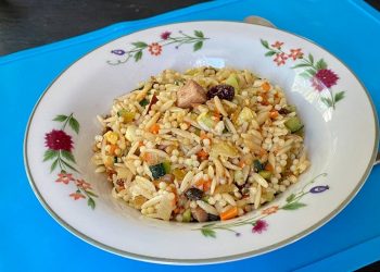 【梁廚美食】意大利粉沙律/合掌瓜炒豬柳/蝦仁蒸水蛋