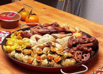 【梁廚美食】杜仲核桃豬腰湯/ 平民大盤菜（團年新春盤菜）