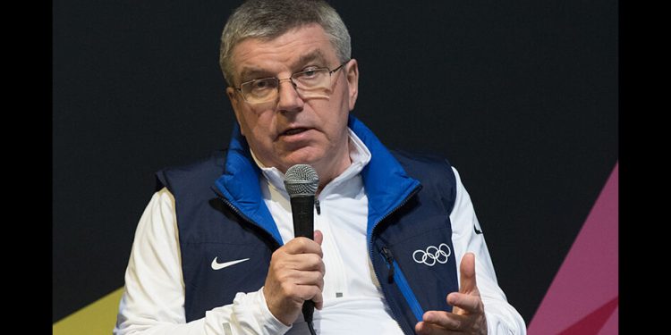 LILLEHAMMER, NORWAY - FEBRUARY 12: International Olympic Committee (IOC) President Thomas Bach speaks during a press conference prior to the 2016 Youth Olympic Games on February 12, 2016 in Lillehammer, Norway.  (Photo by Ragnar Singsaas/Getty Images)