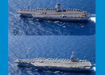 中共宣传新航母 CG图竟撞脸美国福特号