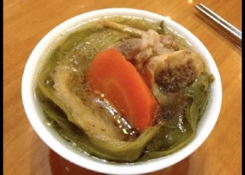 【梁廚美食】霸王花紅蘿蔔排骨湯/凍芒果布甸