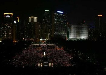 “六四”33週年臨近 港府禁集會 維園“技術性”爆滿