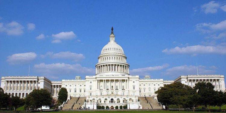 WASHINGTON - JUNE 5: The U.S. Capitol is shown June 5, 2003 in Washington, DC. Both houses of the U.S. Congress, the U.S. Senate and the U.S. House of Representatives meet in the Capitol. (Photo by Stefan Zaklin/Getty Images)