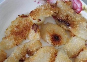 【梁廚美食】煎、炸糉/五豆甜粥/笼仔荷叶凉瓜榄豉蒸鸡腿肉