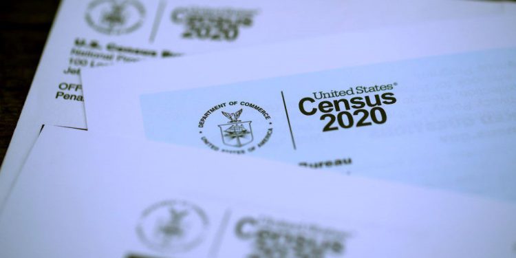 2020年人口普查由於疫情,採用了郵寄的方式。(圖片: Illustration by Justin Sullivan/Getty Images)
