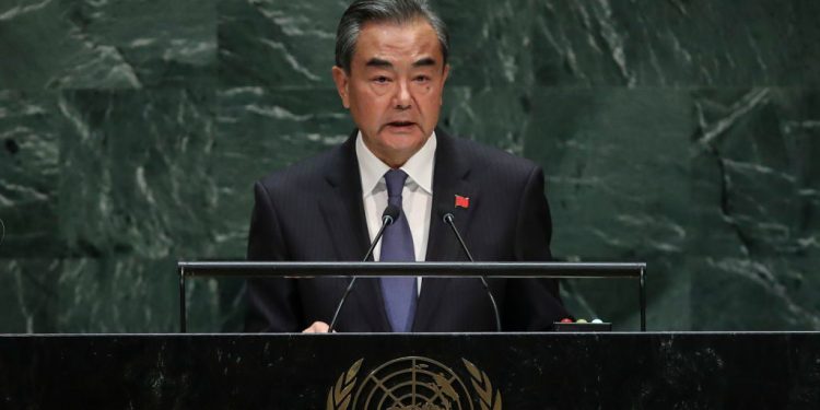 圖為中共外交部長王毅。(圖片:Drew Angerer/Getty Images)
