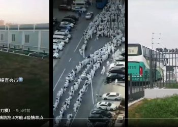 無錫又封了！防疫陣勢嚇人 皮革城淪陷 6000人遭隔離（視頻）