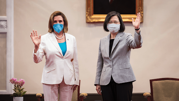 美國眾議院議長佩洛西訪問台灣(Getty Images)