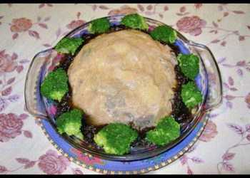 【梁廚美食】上素腐皮包/木耳蘋果粟米西施骨湯/羊肚菌炒石班球