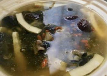 【梁廚美食】椰子黃豆竹絲雞湯/乾瑤柱釀意大利瓜環
