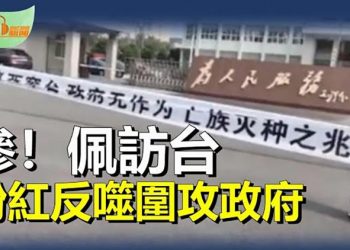 【希望聽新聞】佩洛西訪台 小粉紅紛紛倒戈 政府大門被砸臭雞蛋；中駐法大使盧沙野公開撒野 統一後要「再教育」台灣人…