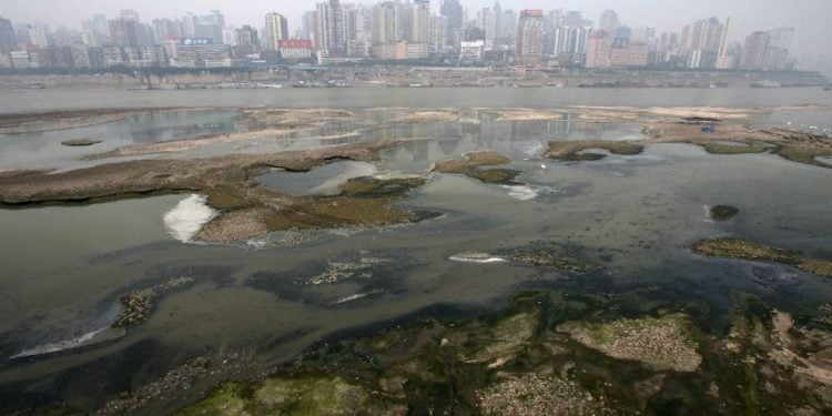 長江旱災。（圖片：China Photos/Getty Images）
