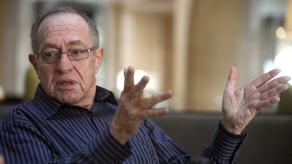 Attorney Alan Dershowitz speaks during an interview on May 18, 2010 in Jerusalem, Israel. (Photo by Lior Mizrahi/Getty Images)