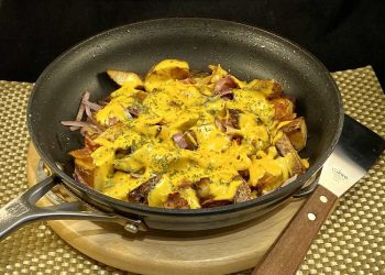 【梁廚美食】芝士焗煙肉薯仔/冬瓜荷葉薏米赤小豆豬肉湯