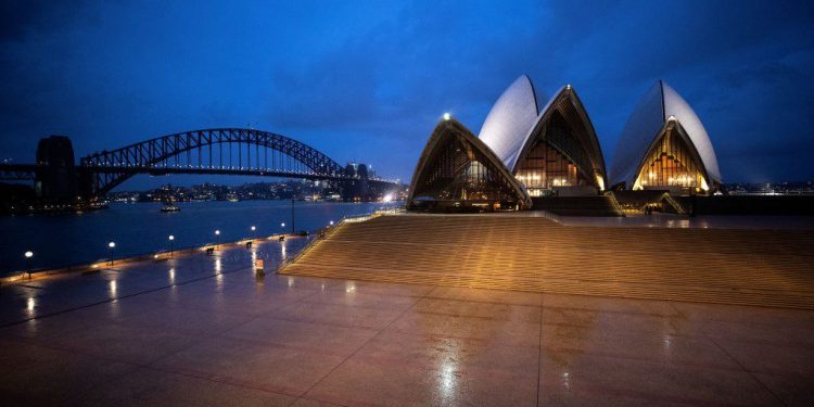圖為澳大利亞地標性建築悉尼歌劇院。(圖片:Cameron Spencer/Getty Images)