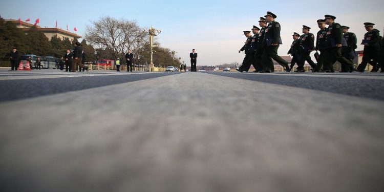 臨近中共二十大召開和 “十一”長假。公安部將提前部署各地公安,從嚴從細抓好各項措施,確保社會穩定。(圖片:Feng Li/Getty Images)