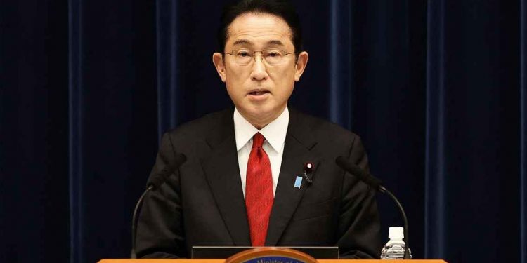中共要求美國撤回對台軍售 中日邦交50週年南京大屠殺照片「出土」的玄機。圖為日本首相岸田文雄(Rodrigo Reyes Marin/AFP/Getty Images)