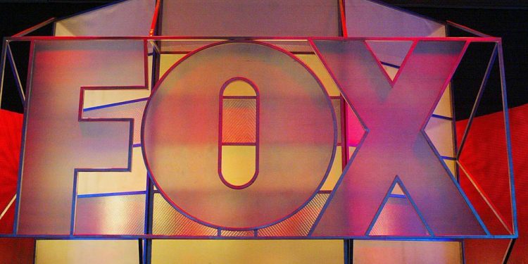 UNIVERSAL CITY, CA - JANUARY 17: The Fox Network logo is displayed during the 2005 Television Critics Winter Press Tour at the Hilton Universal Hotel on January 17, 2005 in Universal City, California. (Photo by Frederick M. Brown/Getty Images)