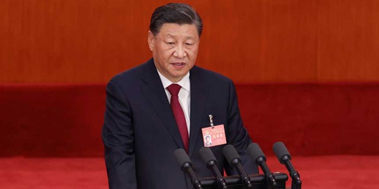 習近平二十大報告 中共只關心一件事 (圖片: Lintao Zhang/Getty Images)