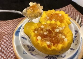 【梁廚美食】咖哩南瓜豬柳/川貝桃膠燉木瓜