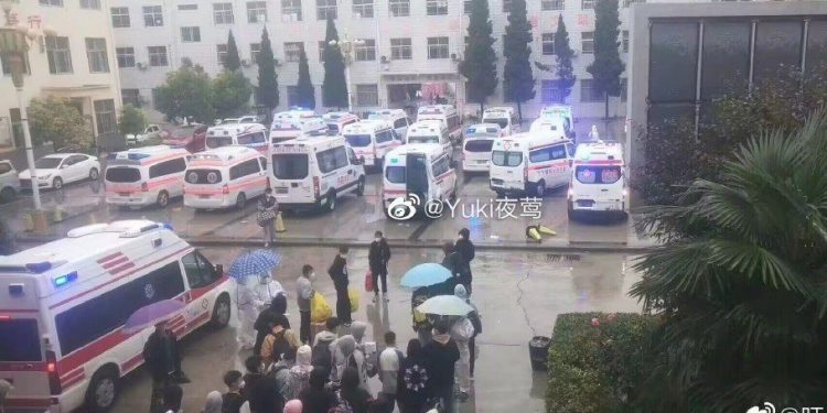 河南汝州疫情大爆發（圖片來源：視頻截圖）