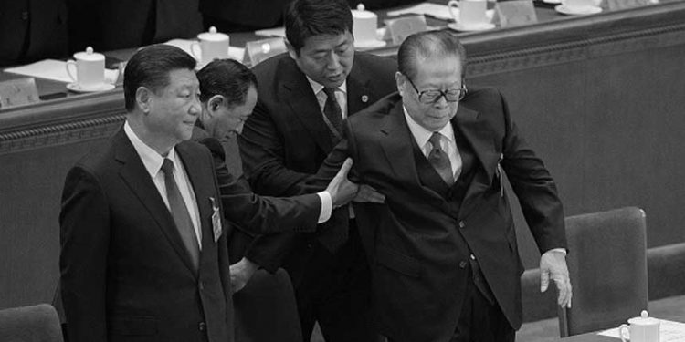 分析:習近平演戲 江澤民被來回折騰 (圖片:NICOLAS ASFOURI/AFP via Getty Images)