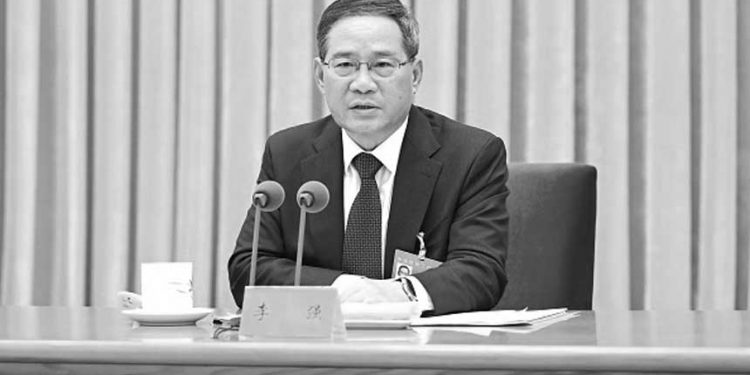 李強被暗批「外行」 （圖片：Yan Yan/Xinhua via Getty Images)