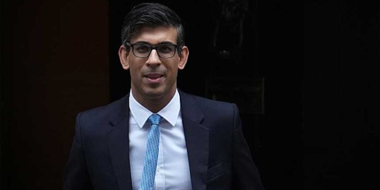 英國首相里希·蘇納克(Rishi Sunak) (圖片:Carl Court/Getty Images)