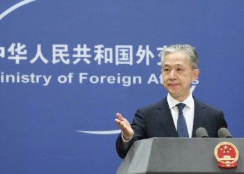 中共外交部發言人汪文斌22日罕見指名道姓地批評美國總統拜登，令西方瞠目結舌。(圖片： VCG/VCG via Getty Images)