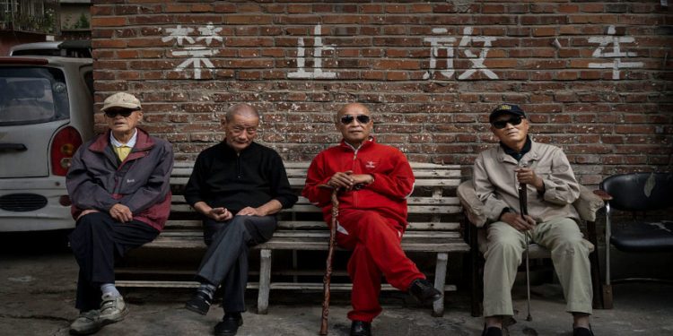 中國10年內超2億人退休。(圖片:Kevin Frayer/Getty Images)