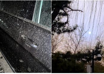 中共兩會厄運連連！遭沙塵暴 出藍日 還下泥漿