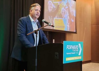 前溫哥華市長斯圖爾特(Kennedy Stewart)坦承敗選，但認為渥太華需要嚴重處理中國乾預加拿大內政的種種問題。 (記者柳飛拍攝/RFA)