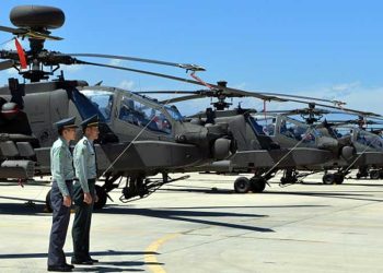 日前，臺灣國防部長邱國正透露，美軍有意把「把東亞軍備庫存改放臺灣」，兩方仍在研議。 （圖片：SAM YEH/AFP via Getty Images)