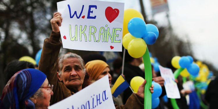 <> on March 8, 2014 in UNSPECIFIED, Ukraine.