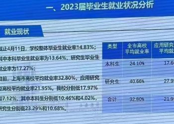上海大學畢業生就業率極低（圖片來源：網絡）