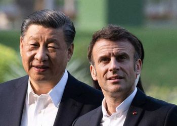 美媒：習拉攏馬克龍反美 《中法聲明》避兩大重要議題 （圖片：JACQUES WITT/POOL/AFP via Getty Images)