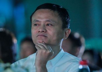 阿里巴巴創辦人馬雲已於4月1日起出任香港大學經管學院名譽教授，任期為3年。圖為馬雲。（圖片來源：Wang He/Getty Images）