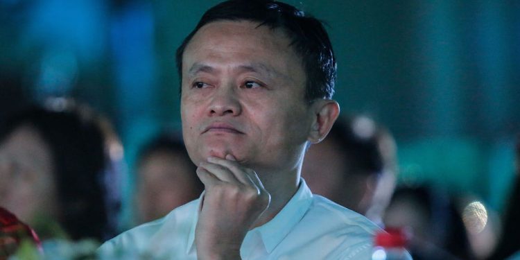 阿里巴巴創辦人馬雲已於4月1日起出任香港大學經管學院名譽教授，任期為3年。圖為馬雲。（圖片來源：Wang He/Getty Images）