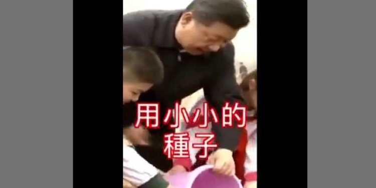 AI再次闖禍 詐騙模仿成風 習近平也中招 (圖片:推特視頻截圖/希望之聲合成)