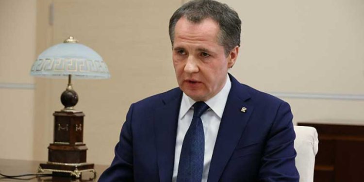 俄羅斯別爾哥羅德州(Belgorod)州長格拉德科夫(Vyacheslav Gladkov) (圖片: MIKHAIL KLIMENTYEV/SPUTNIK/AFP via Getty Images)