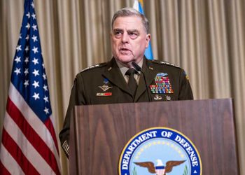 美國國防部參謀長聯席會議主席馬克·米利將軍 （圖片：Thomas Lohnes/Getty Images)