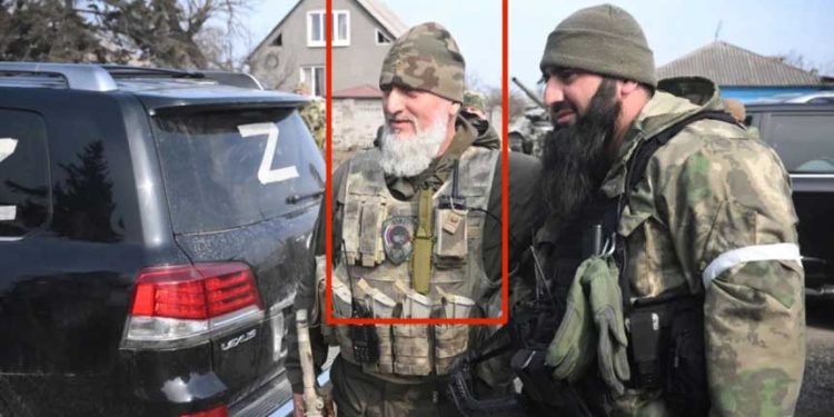 俄羅斯國會議員兼高階指揮官德利姆哈諾夫(Adam Delimkhanov)在烏克蘭作戰時,身受重傷、生死未卜。(圖:翻攝自推特)