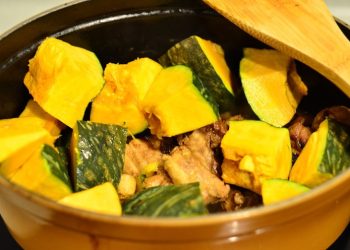 【梁廚美食】紅燒南瓜五花腩/苦瓜黃豆排骨湯