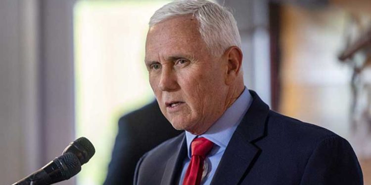 美國前副總統彭斯（Mike Pence）（圖片：Scott Eisen/Getty Images)