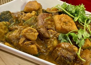 【梁廚美食】日式生味噌鯛魚頭湯/柱候南瓜炆五花腩