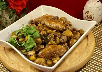 【梁廚美食】涼瓜牛肉炆伊麵/長壽秘訣/栗子炆雞中翼